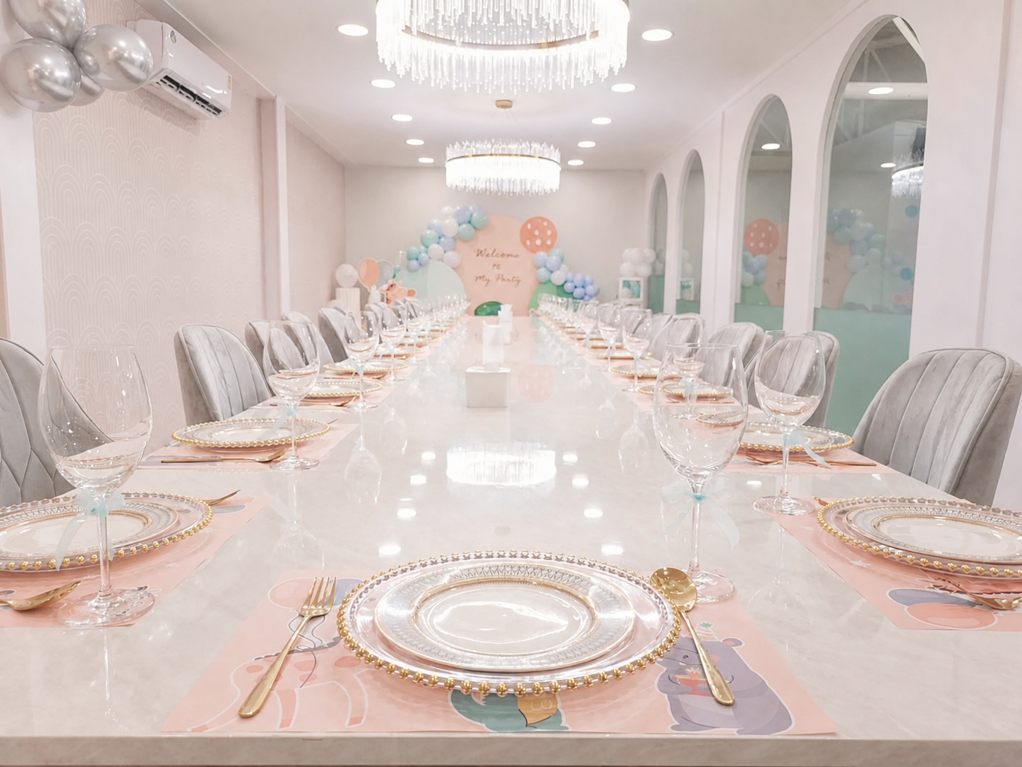 พื้นที่จัดเลี้ยงภายใน Little Sheep Kids Cafe